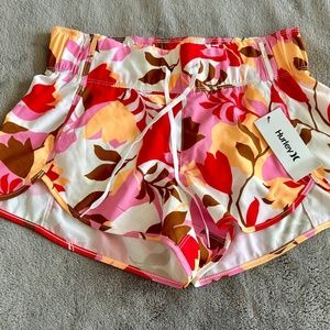 Hurley brand floral board shorts – size medium